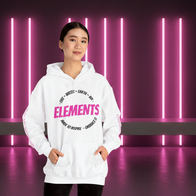 'ELEMENTS' Pink Edition Hoodie- Embrace & Inspire