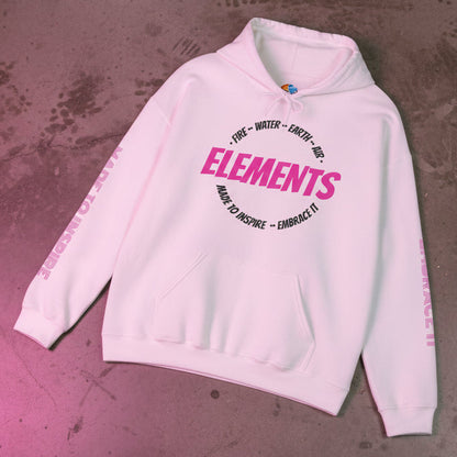 'ELEMENTS' Pink Edition Hoodie- Embrace & Inspire