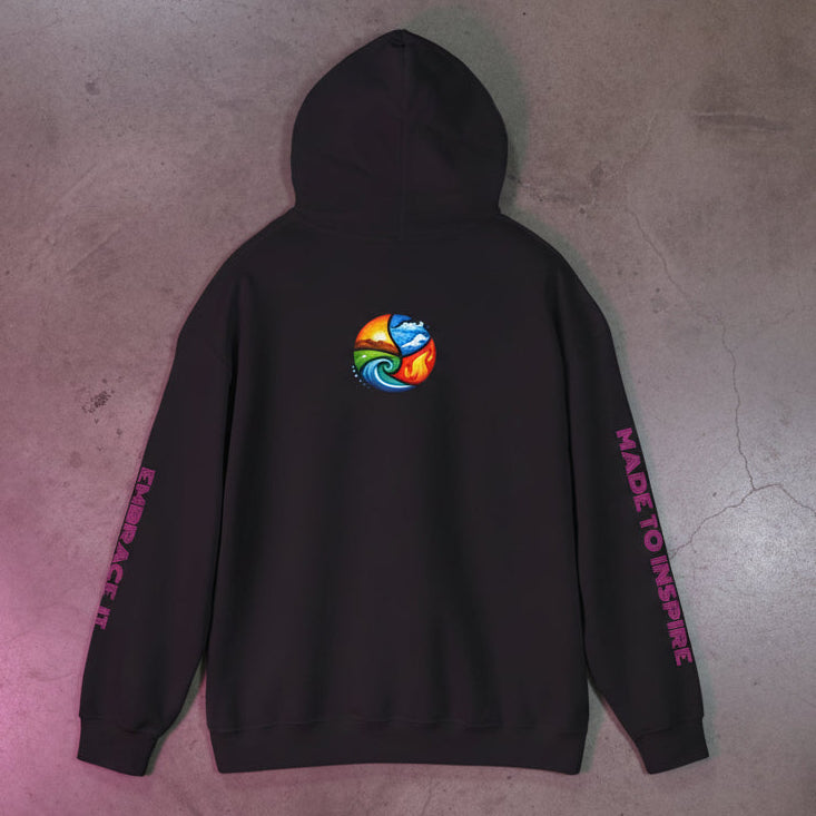 'ELEMENTS' Pink Edition Hoodie- Embrace & Inspire