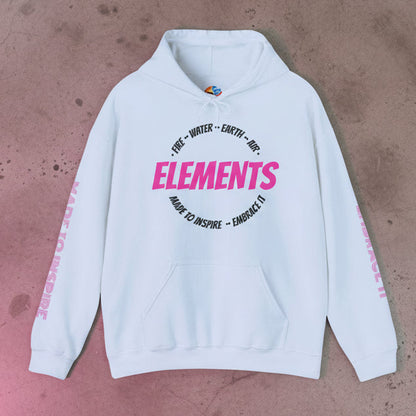 'ELEMENTS' Pink Edition Hoodie- Embrace & Inspire