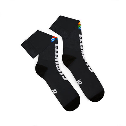 'ELEMENTS' Socks - Vibrant & Comfy - Black