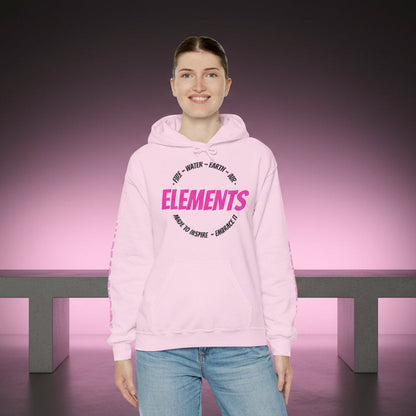 'ELEMENTS' Pink Edition Hoodie- Embrace & Inspire