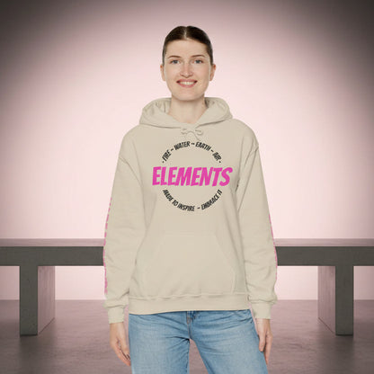 'ELEMENTS' Pink Edition Hoodie- Embrace & Inspire