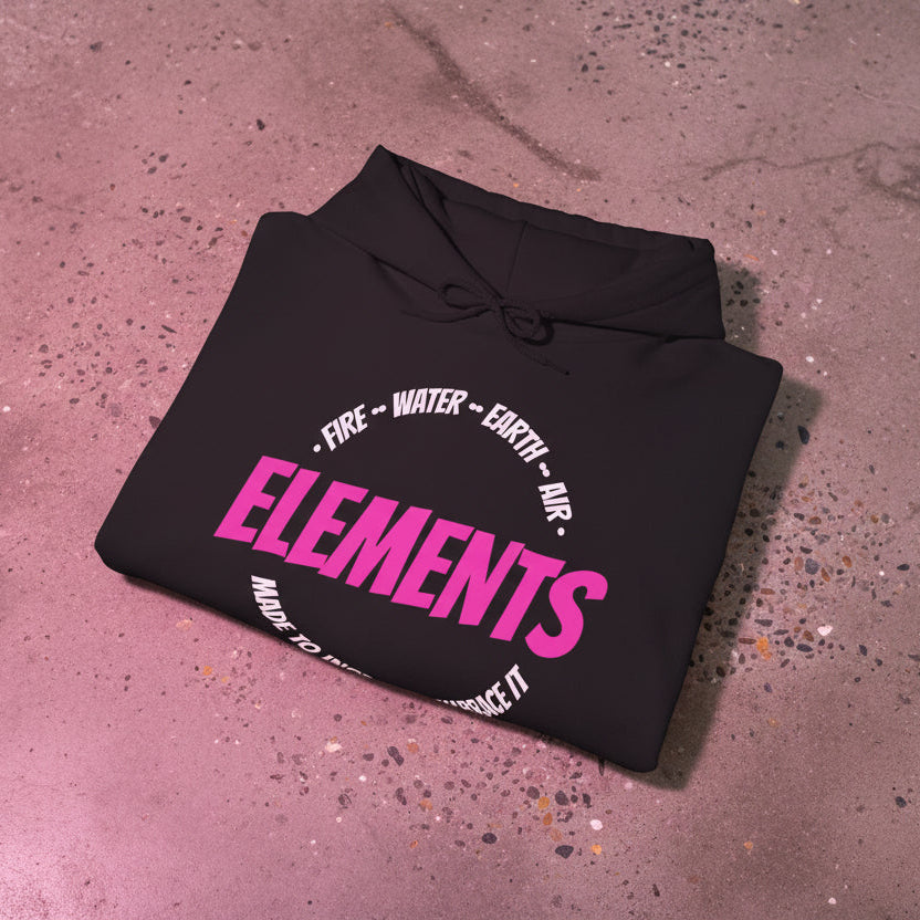 'ELEMENTS' Pink Edition Hoodie- Embrace & Inspire