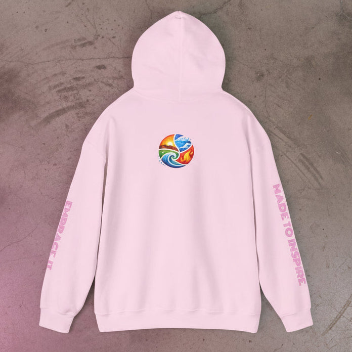 'ELEMENTS' Pink Edition Hoodie- Embrace & Inspire