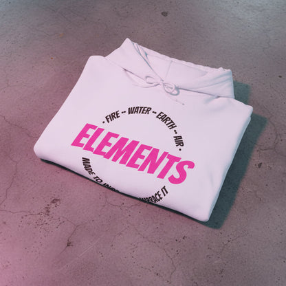 'ELEMENTS' Pink Edition Hoodie- Embrace & Inspire