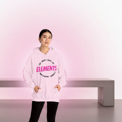 'ELEMENTS' Pink Edition Hoodie- Embrace & Inspire