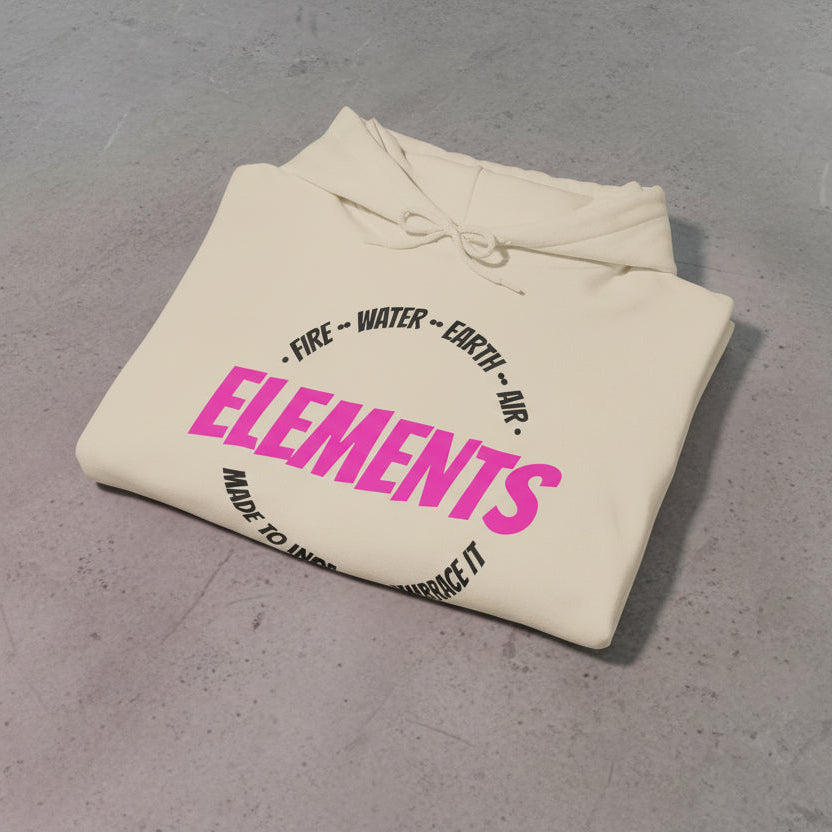 'ELEMENTS' Pink Edition Hoodie- Embrace & Inspire