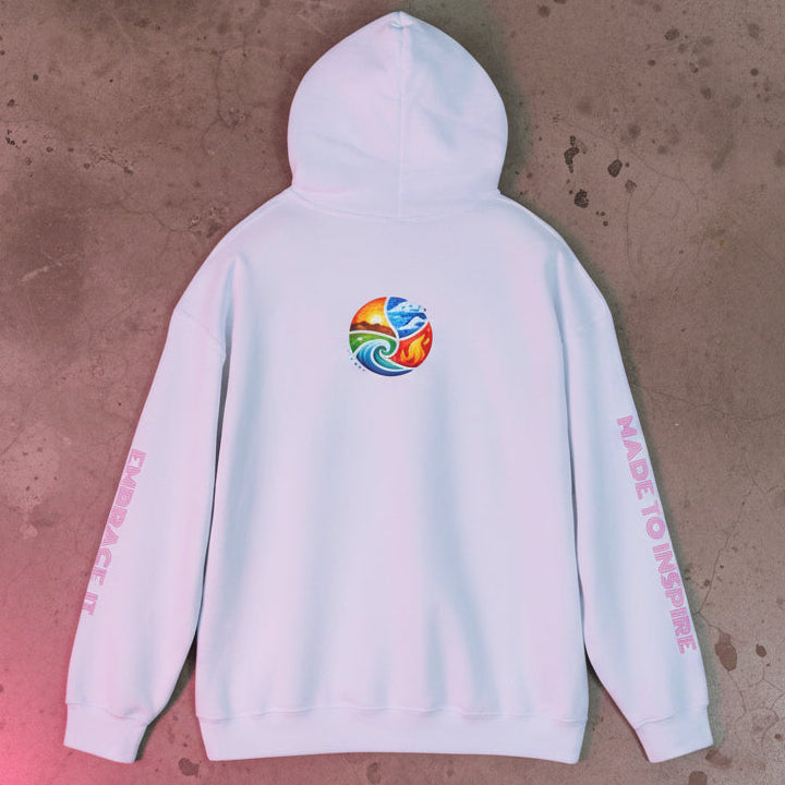 'ELEMENTS' Pink Edition Hoodie- Embrace & Inspire