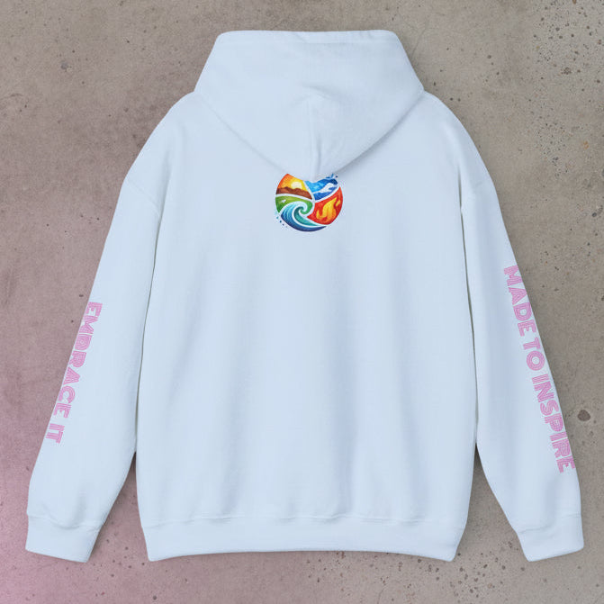 'ELEMENTS' Pink Edition Hoodie- Embrace & Inspire
