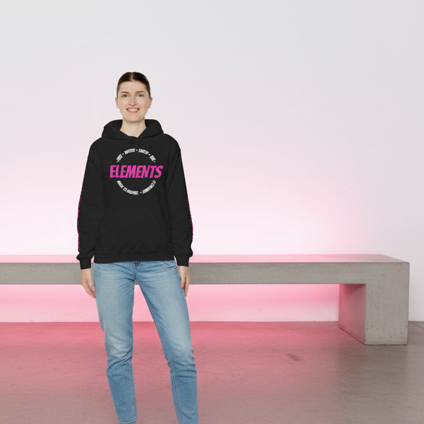 'ELEMENTS' Pink Edition Hoodie- Embrace & Inspire