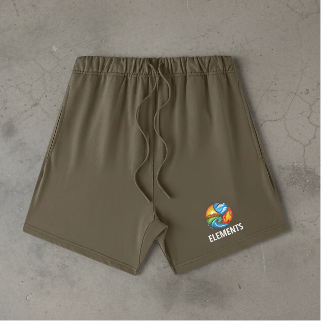 ELEMENTS-FLEX Drawstring Shorts W